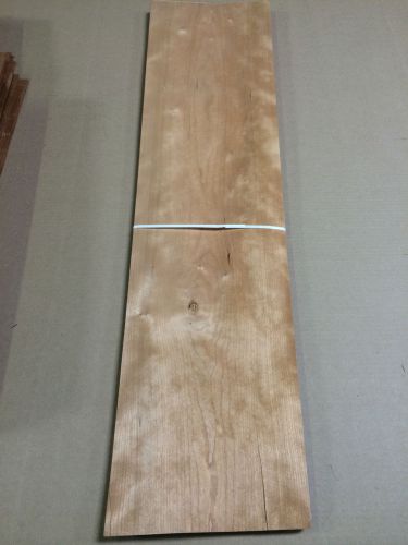 Wood Veneer Rustic Cherry 8x35 22pcs total Raw Veneer  &#034;EXOTIC&#034; CH4 11-11