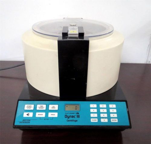 Clay adams dynac iii centrifuge with 24 place rotor 420104 with warranty for sale