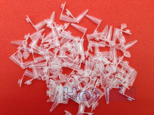 Plastic test tubes centrifuge tubes 0.2ml v-bottom lot 100 free shipping for sale