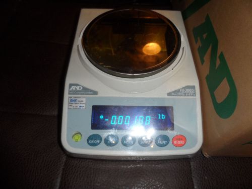 A&amp;D FX-3000i precision digital scale