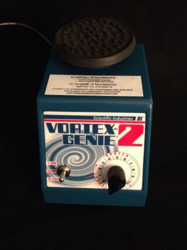 SCIENTIFIC INDUSTRIES Vortex Genie 2 Mixer G-560 120 VAC 60HZ w/1 Attachment