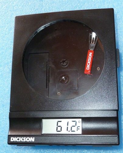 Dickson sl4120f7 temp. recorder, 7 day, -20 to +120° f, 4&#034; chart &amp; display for sale