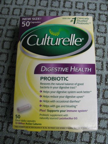 50 Capsules BRAND NEW SEALED  Culturelle Digestive Health Probiotic exp 2015