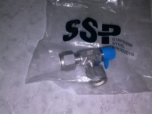 SSP Duolok tee  3/8&#034;tube x 1/4NPT x 3/8 tube Swagelok cross ref SS-600-3TMT