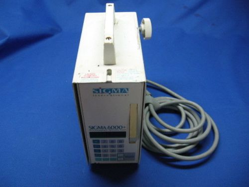 Sigma 6000+ Infusion Pump