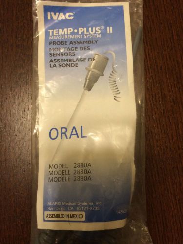 IVAC Temp-Plus II Oral Temperature Probe Assembly #2880A