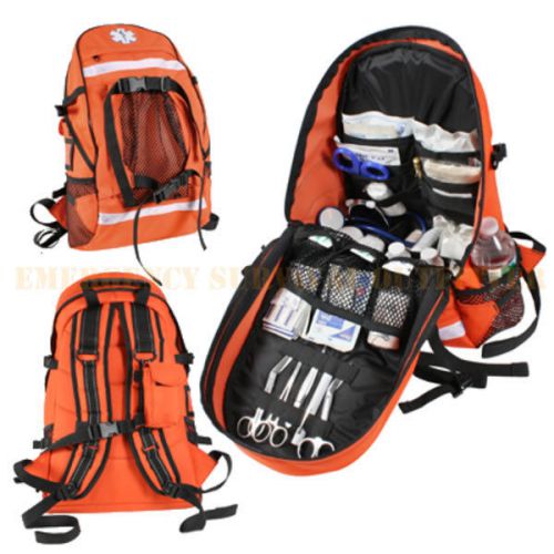 EMS EMT TRAUMA MEDICAL FIRST RESPONSE BACK PACK BACKPACK - ORANGE