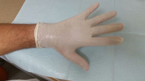 Gloves VINYL Examination White