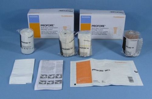 * 2 Smith &amp; Nephew 66020016 Profore Multi-Layer Compression Bandage System NEW *