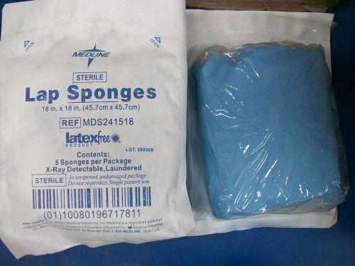 MEDLINE STERILE LAP SPONGES 18&#034; X 18&#034; #MDS241518 - QTY. 200