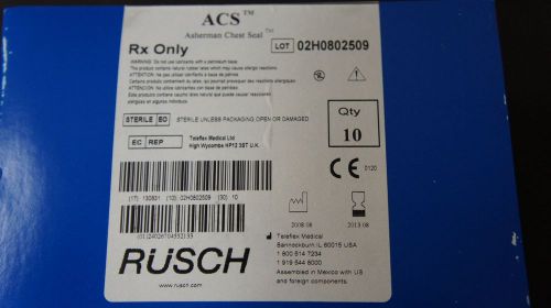 RUSCH 849100 ACS Asherman Chest Seal ~ NSN# 6510-01-408-1920 ~ BOX OF 10