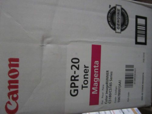 New(open box) Genuine CANON GPR-20 Magenta TONER  IMAGERUNNER C5180 C5185