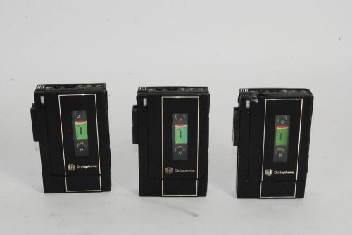 Lot of 3 dictaphone 2250 handheld cassette tape recorder for sale