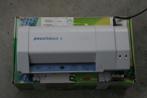Ibico pouchman 9 laminiergerat a4 taschen for sale