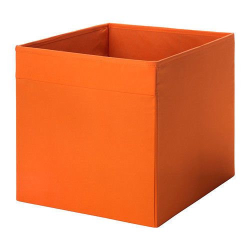 IKEA DRONA Scatola, Contenitore, portaoggetti Arancio