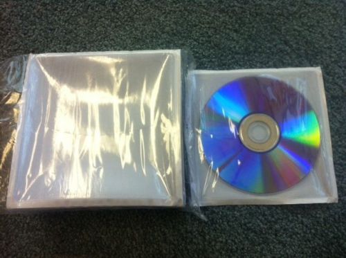 100 PP CD SLEEVE W/GRAPHIC WINDOW &amp; ADHESIVE BACKING, V5NEW