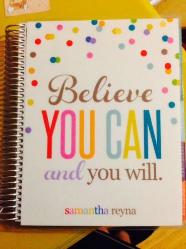 Erin condren 2015 life planner gently used with $10 dollar off coupon for sale