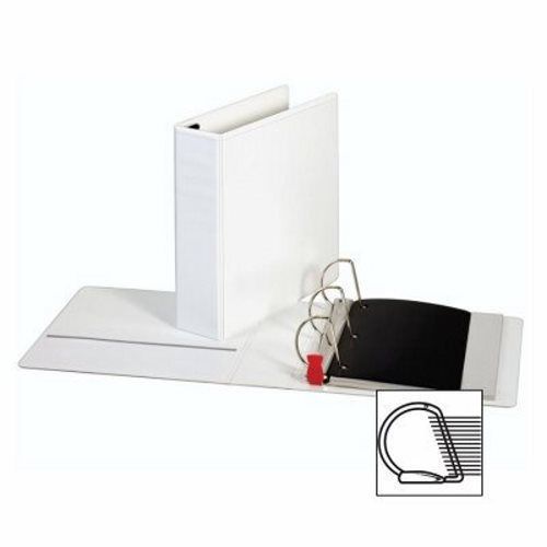 Sparco Locking D-Ring View Binder,3 &#034;Capacity,11&#034;x8-1/2&#034;,White (SPR26961)