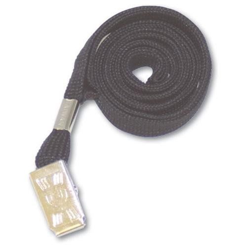 Advantus Badge Clip 36&#034; Deluxe Safety Lanyard - X 36&#034; Length - Black - (75403)