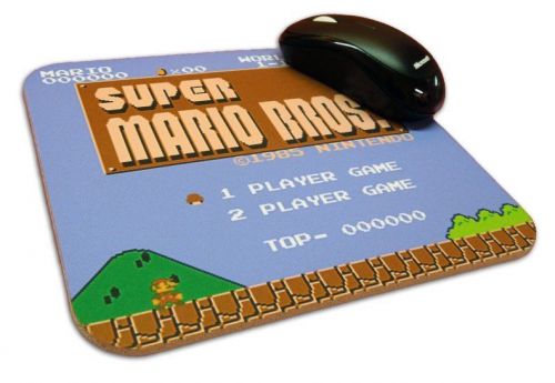 Super Mario Bros. Mouse Pad, NES, Nintendo, SMB