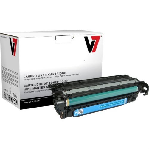 V7 TONER THC23525 CE251A CYAN CARTRIDGE