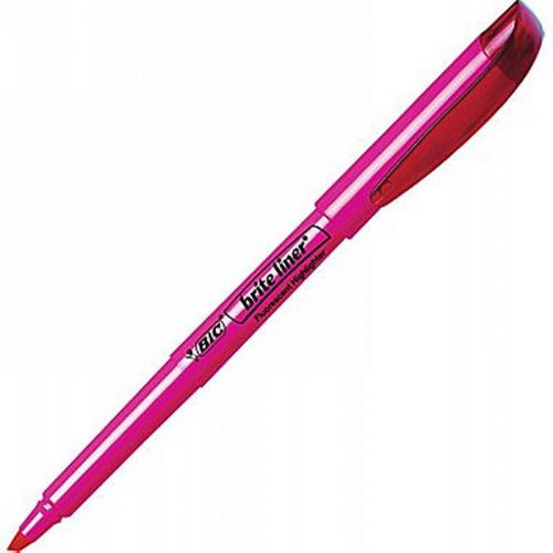 BIC® Brite Liner® Highlighters, Pink, Dozen