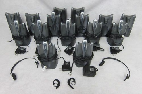 LOT Of Plantronics CS50 Wireless Headset + Base Power Adapter (Read Details) #20