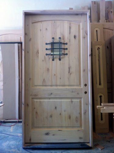 KROSSWOOD 2 PANEL FRONT ENTRY DOOR 48&#034; X 96&#034; PRE HUNG EXTERIOR MASSIVE DOORS