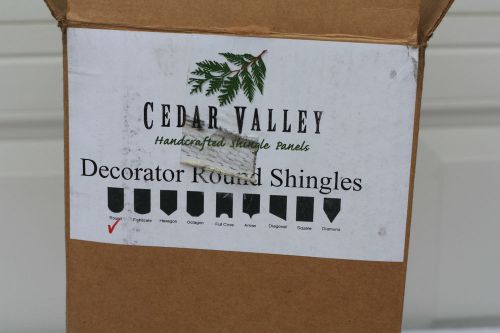 Victorian Round Bottom Western Red Cedar Siding Shingles 41 Pieces NIB