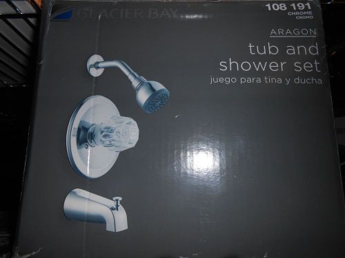 Glacier Bay Aragon Tub and Shower Faucet Chrome 108191