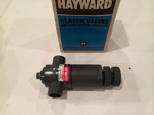 Hayward pr10075t 3/4&#034; pvc pressure regulator threaded  new in box for sale