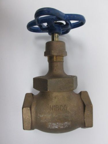 NEW NIBCO T-235-Y GLOBE VALVE 150SWP 300WOG BRONZE THREADED 1-1/2IN NPT D243132