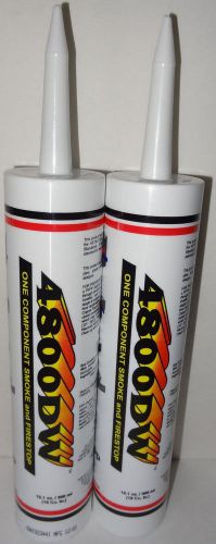 2 FIRESTOP 4800DW One Component Smoke &amp; Firestop 10.1oz Red Fire Caulk Sealant