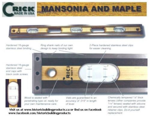 Levels made by Crick 24&#034;