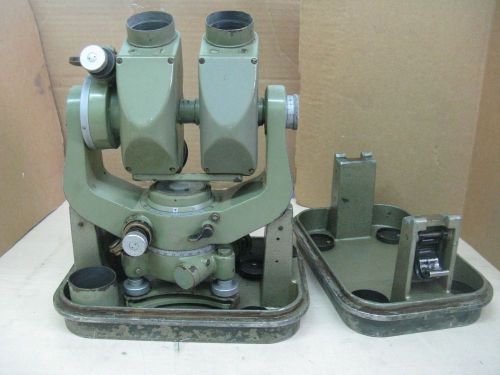 WILD HEERBRUGG Swiss  GB6-760 THEODOLITE + spare base