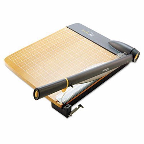 Westcott TrimAir Titanium Guillotine Paper Trimmer, Wood Base, 12&#034; (ACM15106)