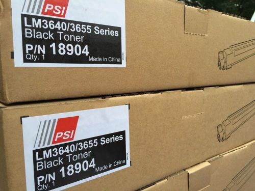 New In Box PSI Black Toner Cartridge LM3640/3655 Digital Envelope Press 18904