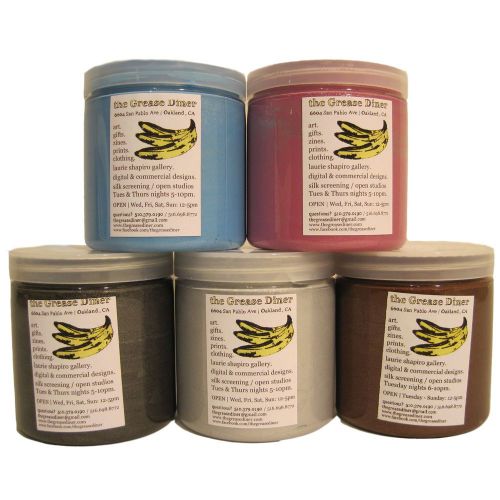 ULTIMATE GLITTER SCREEN PRINTING INK SET