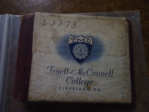 Vintage Truett-McConnell College Cleveland, GA Printing Press Plate