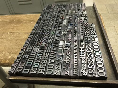 VINTAGE 36Pt STYMIE EXTRA BOLD LETTERPRESS TYPE