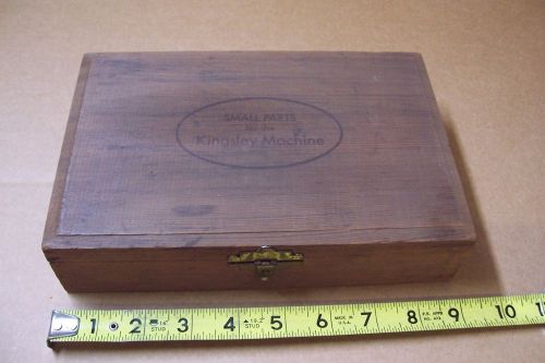 KINGSLEY MACHINE SMALL PARTS BOX