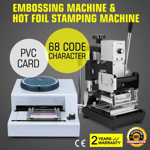 68-CHARACTER EMBOSSING EMBOSSER MACHINE HOT FOIL CRAFT ARTS TIPPER 11 LINE