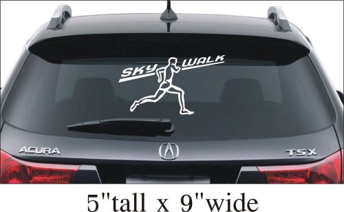 2X Sky Walk Funny Car Truck Bumper Vinyl Sticker Decal Decor Art Gift -1979