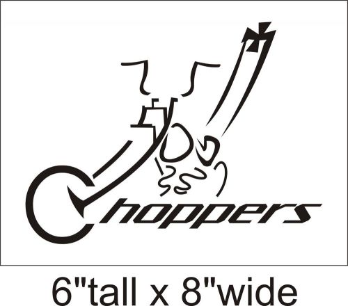 2X Choppers Funny Car Vinyl Sticker Decal Truck Bumper Laptop Art-1507