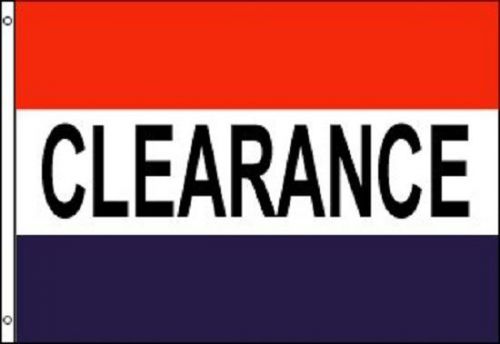 Clearance flag store advertising banner business sale pennant 3x5 indoor outdoor for sale