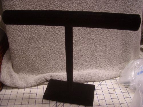 14&#034; W x 12.5&#034;T Black Velvet Bracelet Bar Display Rack Fixture Retail Shops Shows