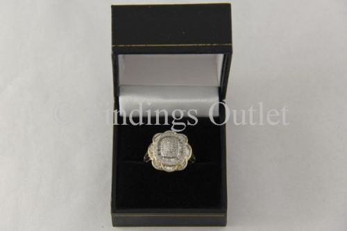 Classic Rectangular Style Black Leatherette Jewelry Ring Boxes - 1 Dozen
