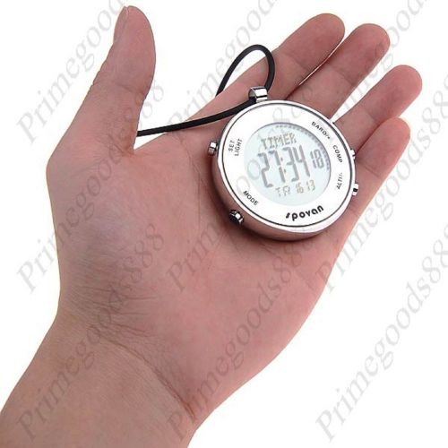 Sport multifunction unisex quartz pocket portable stopwatch necklace sports for sale