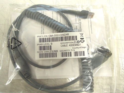 Lot of 10 New Symbol Motorola CBA-D02-C09ZAR Standard Undecoded Coiled Cables 9&#039;