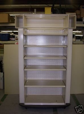 Lozier freestanding rolling shelf